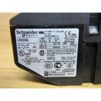 Schneider LRD3353 Thermal Overload Relay - New No Box