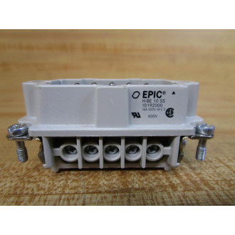 Epic Lapp 10192000 Male Connector H-BE 10 SS - New No Box