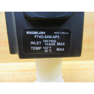 Norgren F74G-6AN-AP3 Filter F74G6ANAP3 Housing & Filter Only - New No Box
