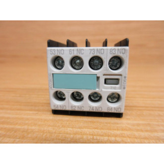 Siemens 3RH1911-1GA31 Aux. Switch Block 3RH1911GA31 - New No Box