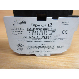 Danfoss CI 12 Contactor CI12 W CB-NO - Used