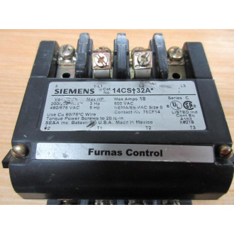 Siemens Furnas 14CS32AA Magnetic Starter - Used