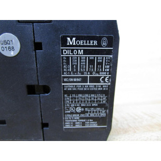 KlocknerMoeller DIL0M Contactor DIL0M-415V50Hz - 480V60Hz - Used