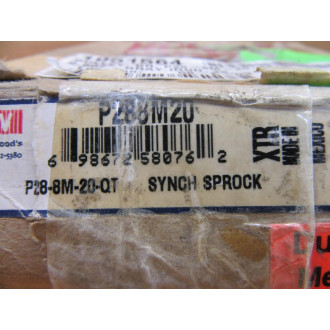 TB Woods P288M20 Synchronous Plus Sprocket