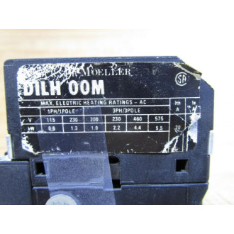 KlocknerMoeller DILH 00M Contactor DILH00M - Used