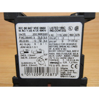 Siemens 3RT1017-1BB42 Contact Block 3RT10171BB42 - New No Box