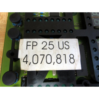 Fronius 4.070.818 Circuit Board FP25US 4070818 FP25A 4.070.630 - Used