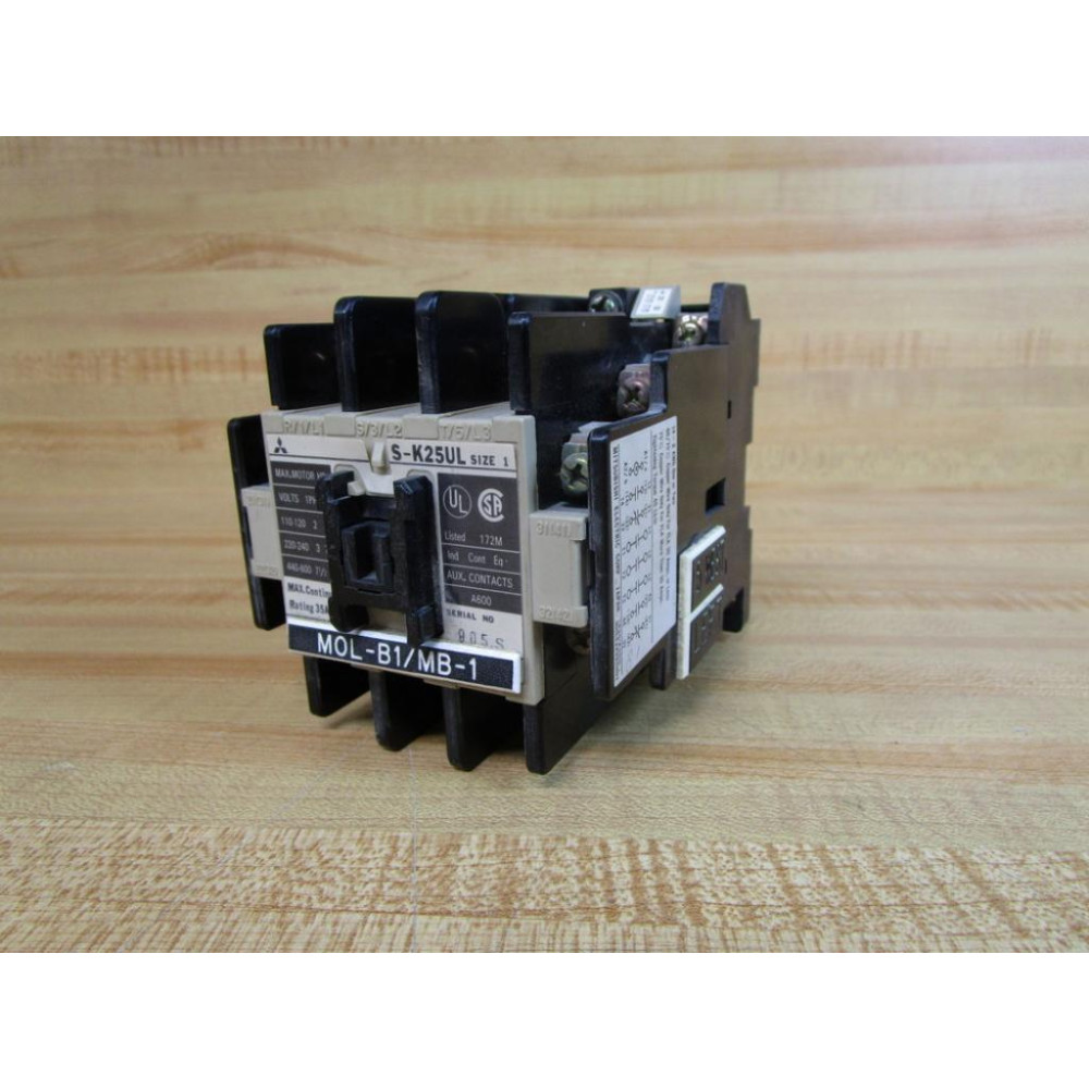 Mitsubishi S-K25UL Contactor MS0-K25KPUL - Used