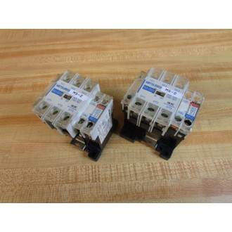 Mitsubishi SD-Q19-DC24V Magnetic Contactor SD-Q19 Broken Hole (Pack of 2) - Used