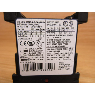 Siemens 3RT1015-1BB42 Contactor 3RT10151BB42 - New No Box
