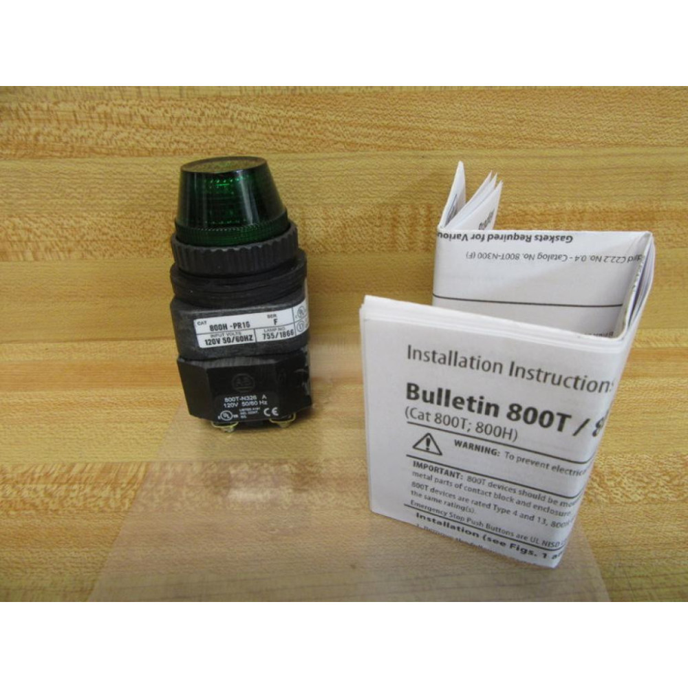 Allen Bradley 800T-PR16G Pilot LIght - New No Box