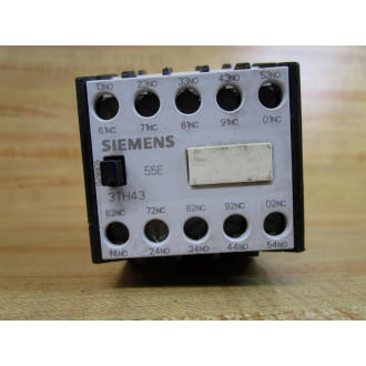 Siemens 3TH4355-0A Contactor Relay 3TH43550A - Used