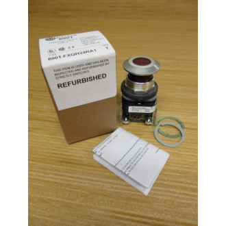 Allen Bradley 800T-FXQH24RA1 Red Button W800T-XA1800T-Blank - Refurbished