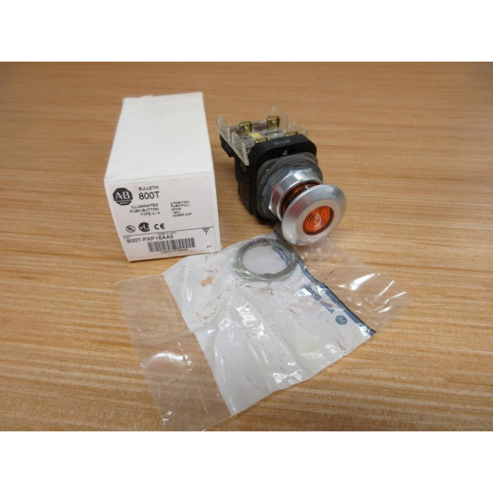 Allen Bradley 800T-FXP16 A5 Switch Amber