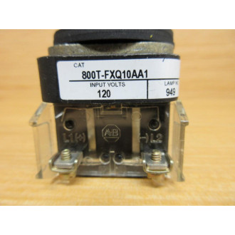 Allen Bradley 800T-FXQ10AA1 Amber Button W 800T-XA1800T-Blank - New No Box
