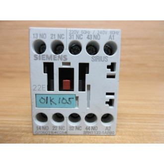 Siemens 3RH1122-1AP60 Sirius Contactor Relay 3RH11221AP60 - Used
