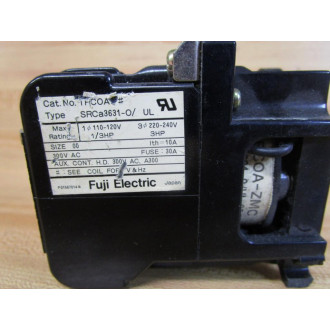 Fuji Electric 1RCOAO Contractor SRCA3631-0UL OUL Broken Mount Hole 120 - Used