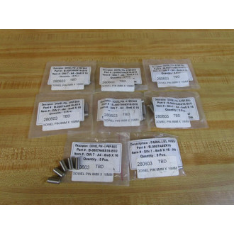 Generic B-0007A48X16-B10 Dowel Pin DIN 7-A4-8m6 X 16 (Pack of 40)