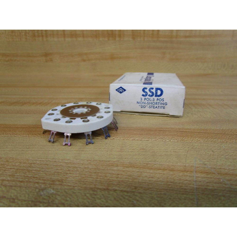 Centralab SSD 3POL-3POS Rotary Wafer Switch SSD3POL3POS