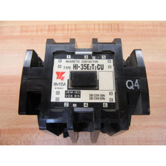 Yaskawa Electric HI-35E2T2CU Contactor HI35E2T2CU - Used