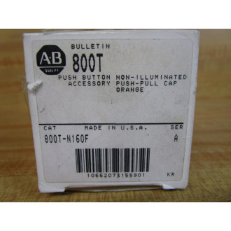 Allen Bradley 800T-N160F Orange Push Button Cap 800TN160F