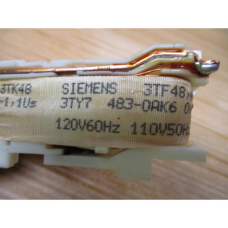 Siemens 3TY7 483-0AK6 Coil 3TY74830AK6 - Used