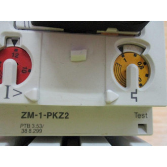 KlocknerMoeller PKZ2ZMS-SP Starter PKZ2ZMSSP W ZM-1-PKZ2 - Used