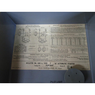 Allen Bradley 709-AAT Automatic Starter 709AAT - Used