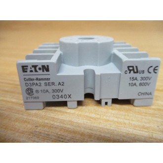 Cutler Hammer D3PA2 Eaton Relay Socket Gray (Pack of 5)