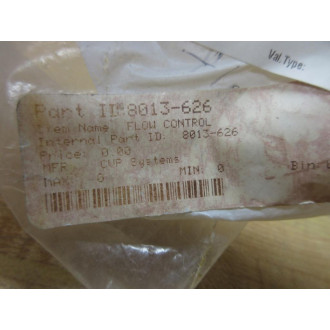 CVP Systems 8013-626 Flow Control 8013626 - New No Box