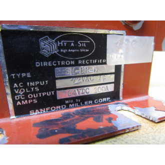 Sanford Miller SM-BR-B HY.A.SIL Directional Rectifier SMBRB - Used