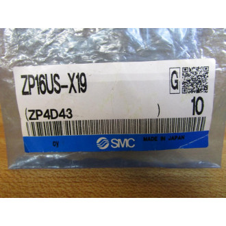 SMC ZP16US-X19 Vacuum Pad ZP4D43 (Pack of 10)