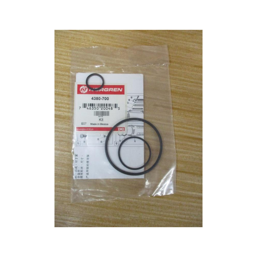 Norgren 4380-700 Seal Kit  4380700 (Pack of 3)