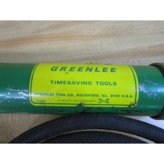 Greenlee 767 Hydraulic Hand Pump - Used