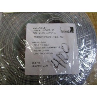 Habasit TC-35ER HabaDRIVE Flat Belt TC35ER 4100 MM