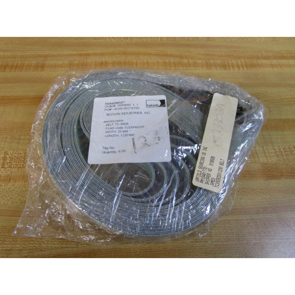 Habasit TC-35ER HabaDRIVE Flat Belt TC35ER 1230 MM