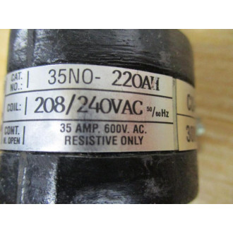 Switches 35NO-220AH Contactor 35N0-220AH - Used