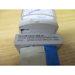 Festo MS4-LFR-18-D7-ERM-AS Filter Regulator 529172 - Used