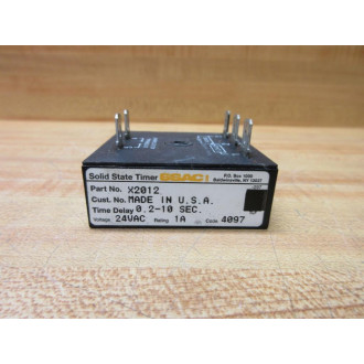 Asea Brown Boveri X2012 SSAC Solid State Timer - Used