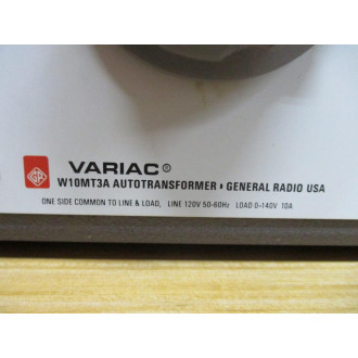 General Radio W10MT3A Variac Autotransformer - Used
