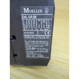 Moeller DIL0AM Starter DIL-0-AM 230V 5060Hz Coil - Used