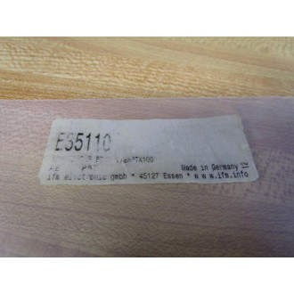 IFM Efector E35110 Thermowell Chipped Syringe - New No Box