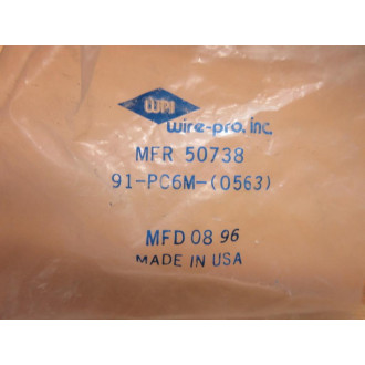 Wire-Pro 91-PC6M 0563 WPI Male Connector 91-PC6M (Pack of 3)