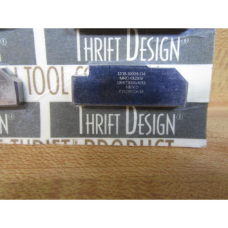 Peterson Tool 1208-10005-D4 Insert MRO43283116679001AD3 (Pack of 6)