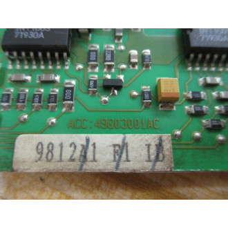 ABB 49Q03001AC Circuit Board CAD634 KRAFT-B  81Q03001BY02 - Parts Only