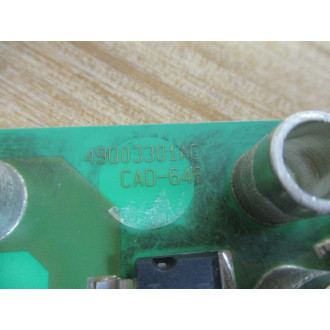 ABB 49Q03301AC Circuit Board CAD-646 KRAFTDC2  81Q03301M A01 - Used