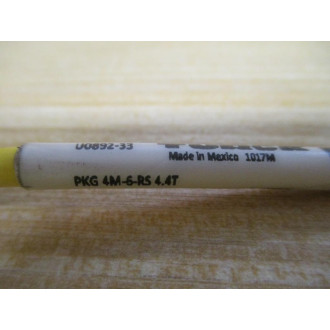 Turck PKG 4M-6RS 4.4T Cordset U0892-33 - Used