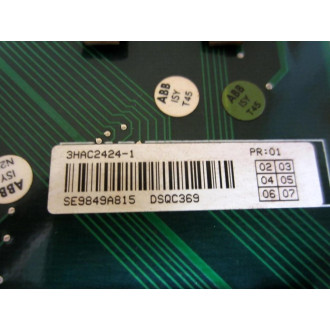 ABB 3HAC2424-1 DSQC369 Back Plane 3BSC980004R574 Non-Refundable - Parts Only