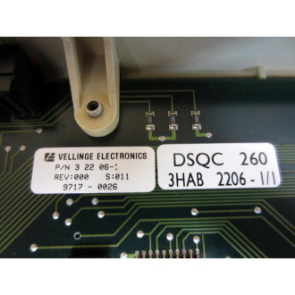 ABB 3HAB2206-11 DSQC 260 Interbus-S Board 3HAB2206-82 - Used