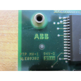 ABB 3HAB6182-1 DSQC 335 Board 3BSC980008R64 WFace Plate - Used